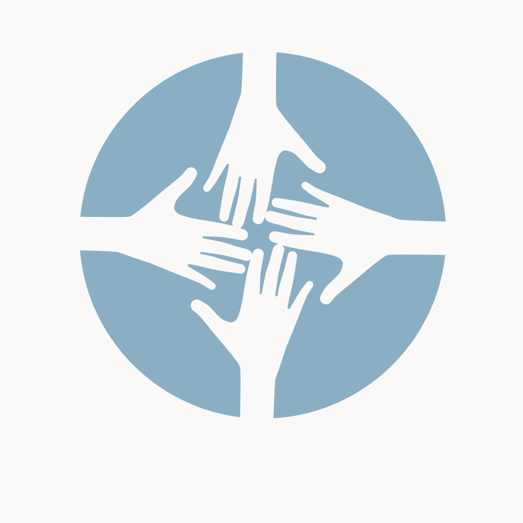 hands together signifying unity and support